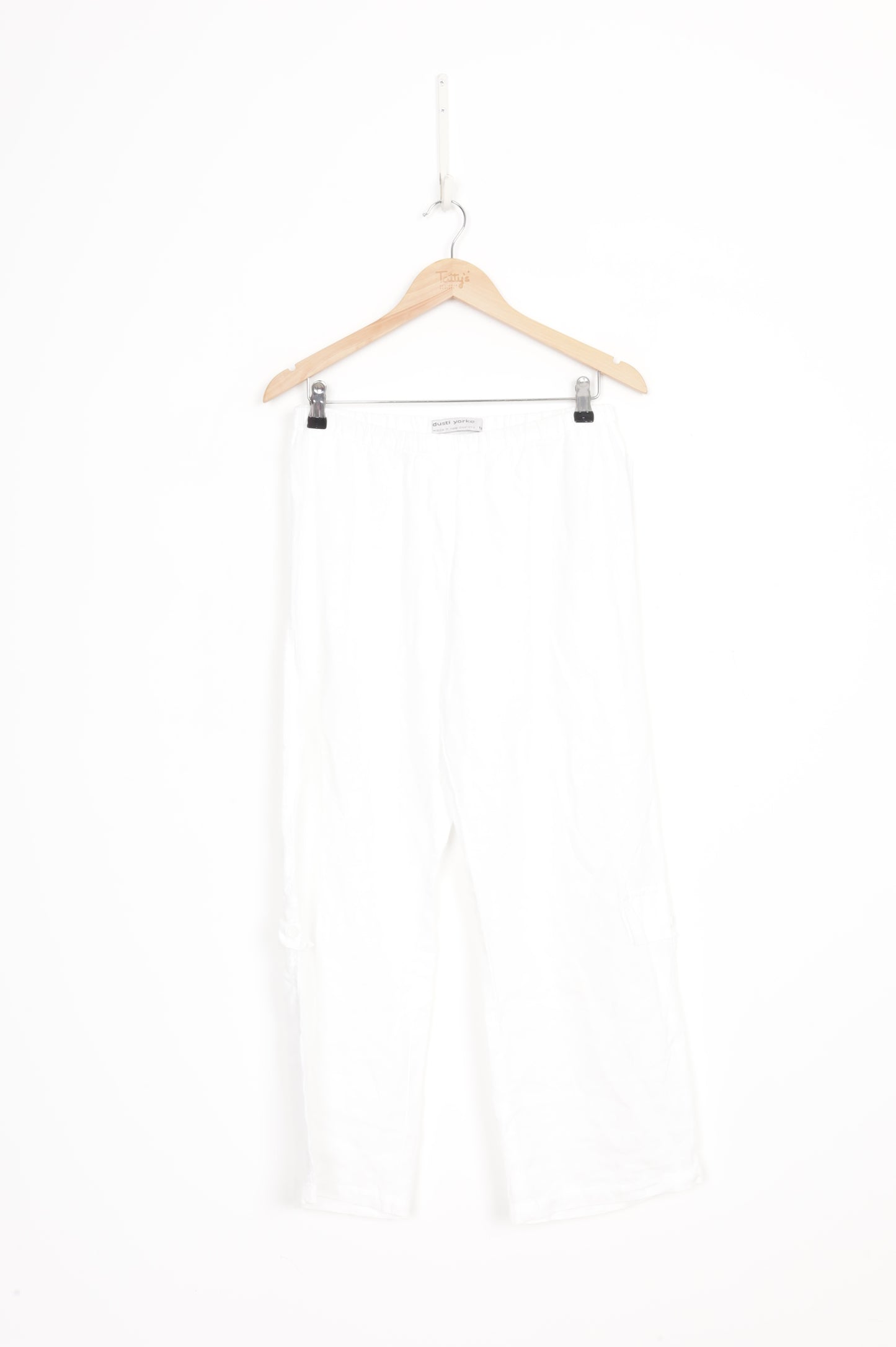 Dusti Yorke Womens White Pants Size 14