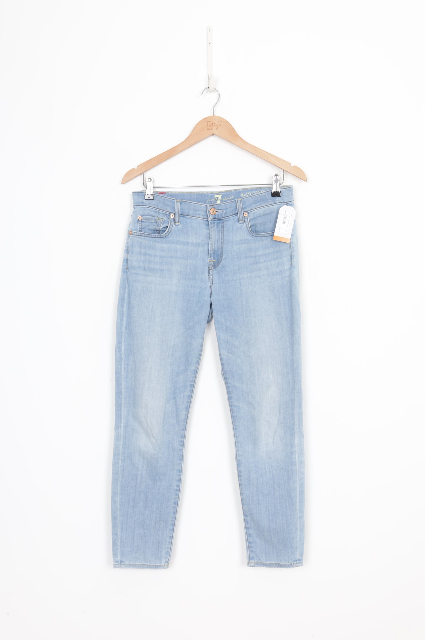 7 for All Mankind Womens Blue Jeans Size W 27