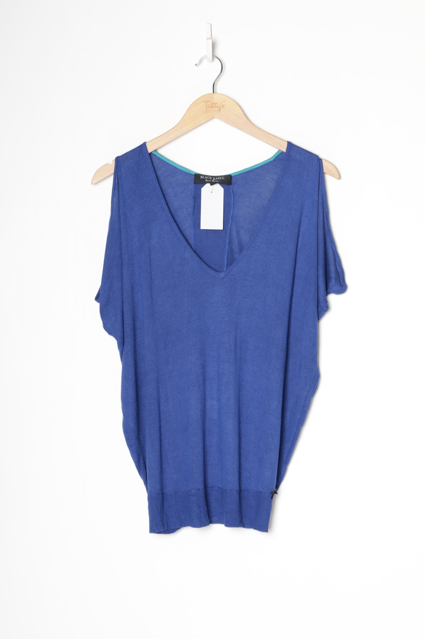 Black Label Paul Smith Womens Blue Top Size S