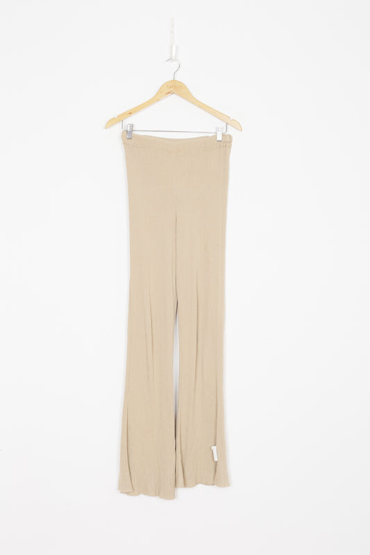 Allude Womens Beige Pants Size M