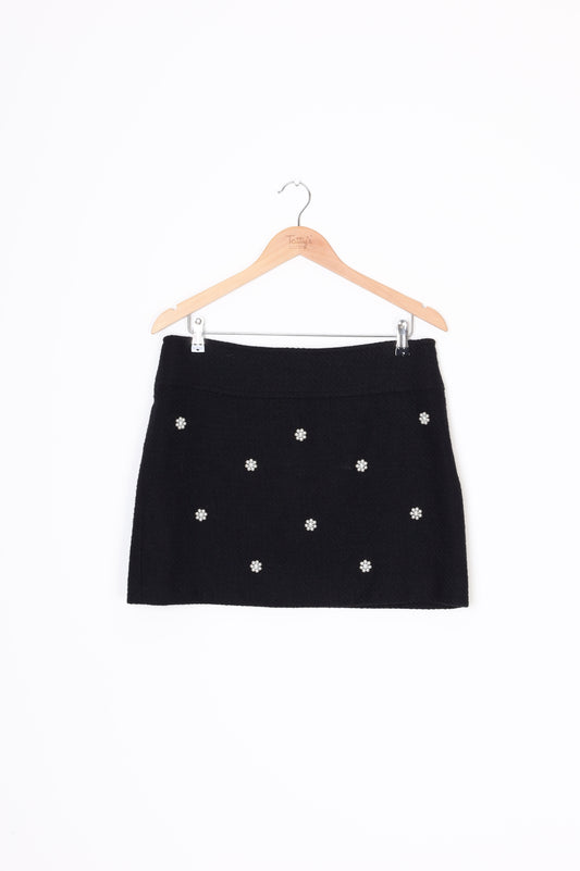 & Other Stories Paris Atelier Womens Black Mini Skirt Size 40