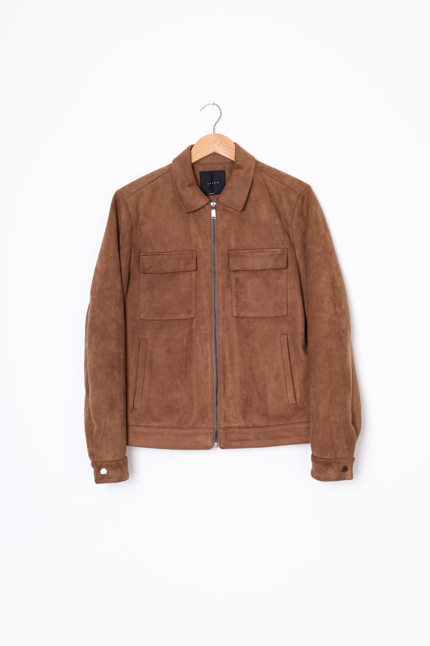 Andew Mens Brown Jacket Size 100