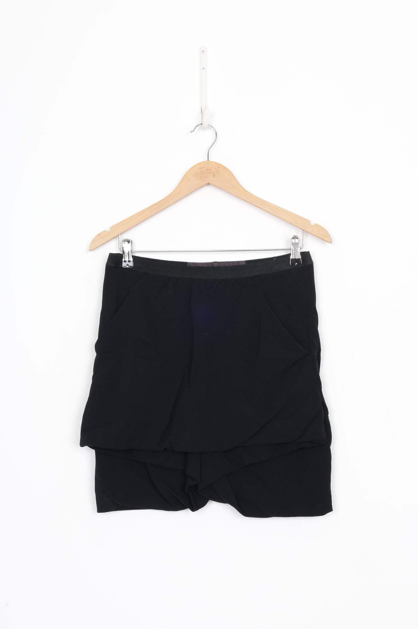 Rick Owens Womens Black Shorts Size 10
