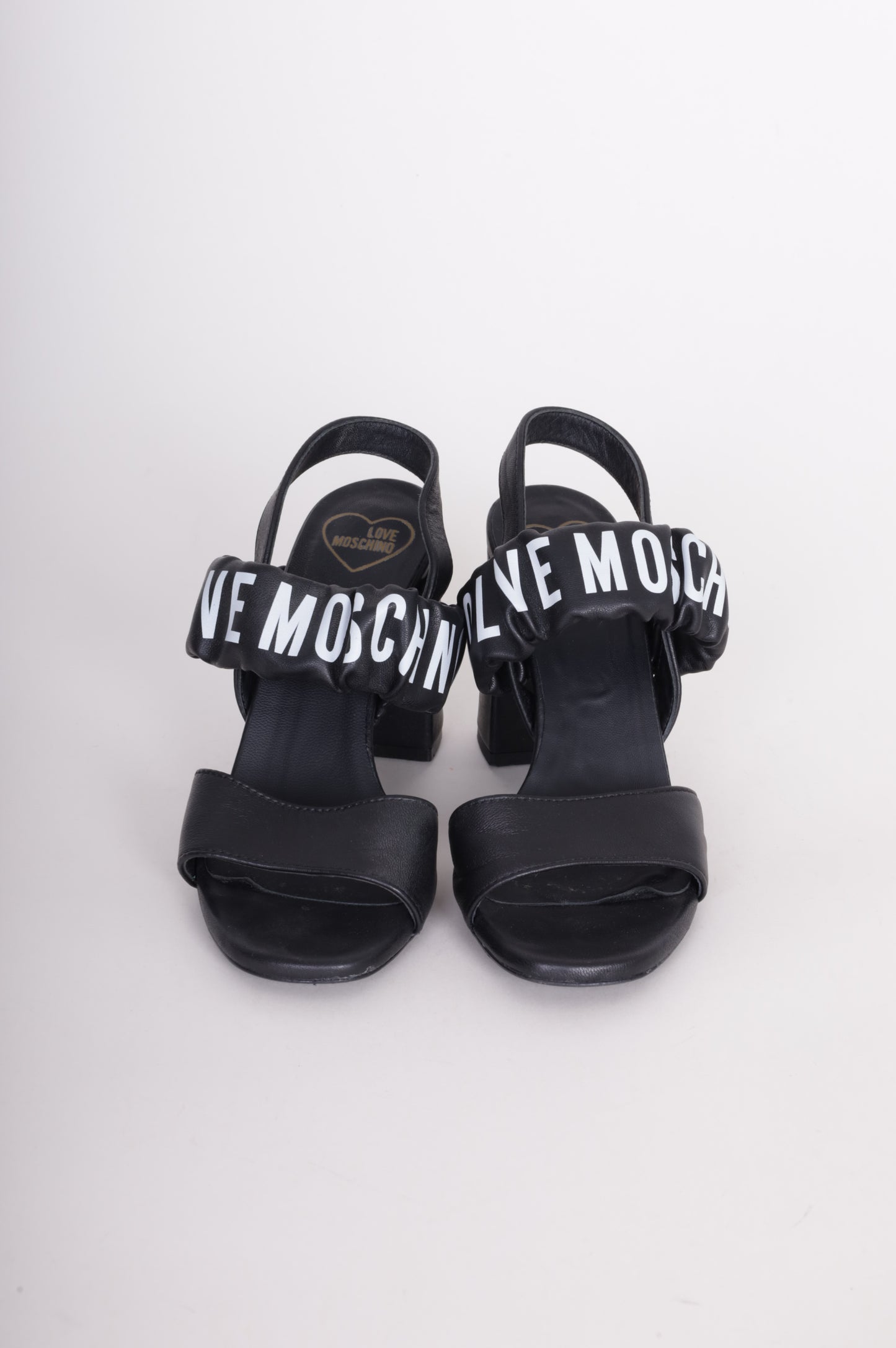 Love Moschino Womens Black Shoes Size EU 38