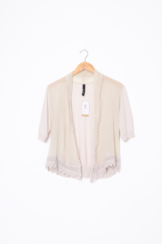 Visage Womens Beige Top Size M