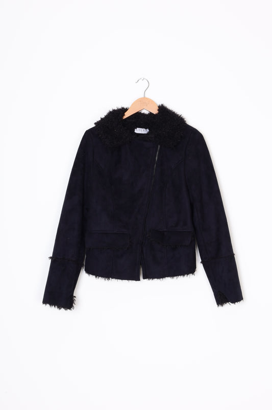 Lilya Womens Black Jacket Size S
