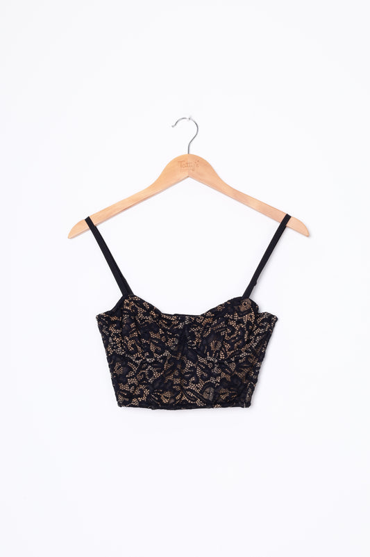 Rotate Womens Black Top Size 8