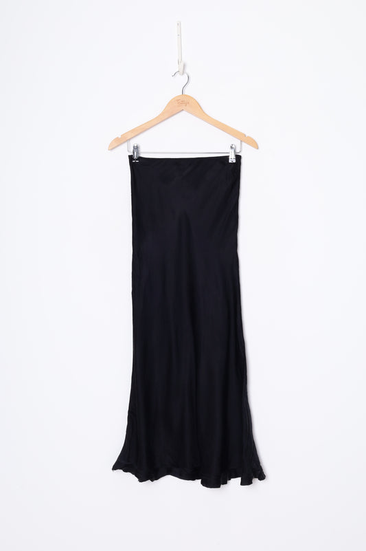 Idae Womens Black Maxi Skirt Size 6