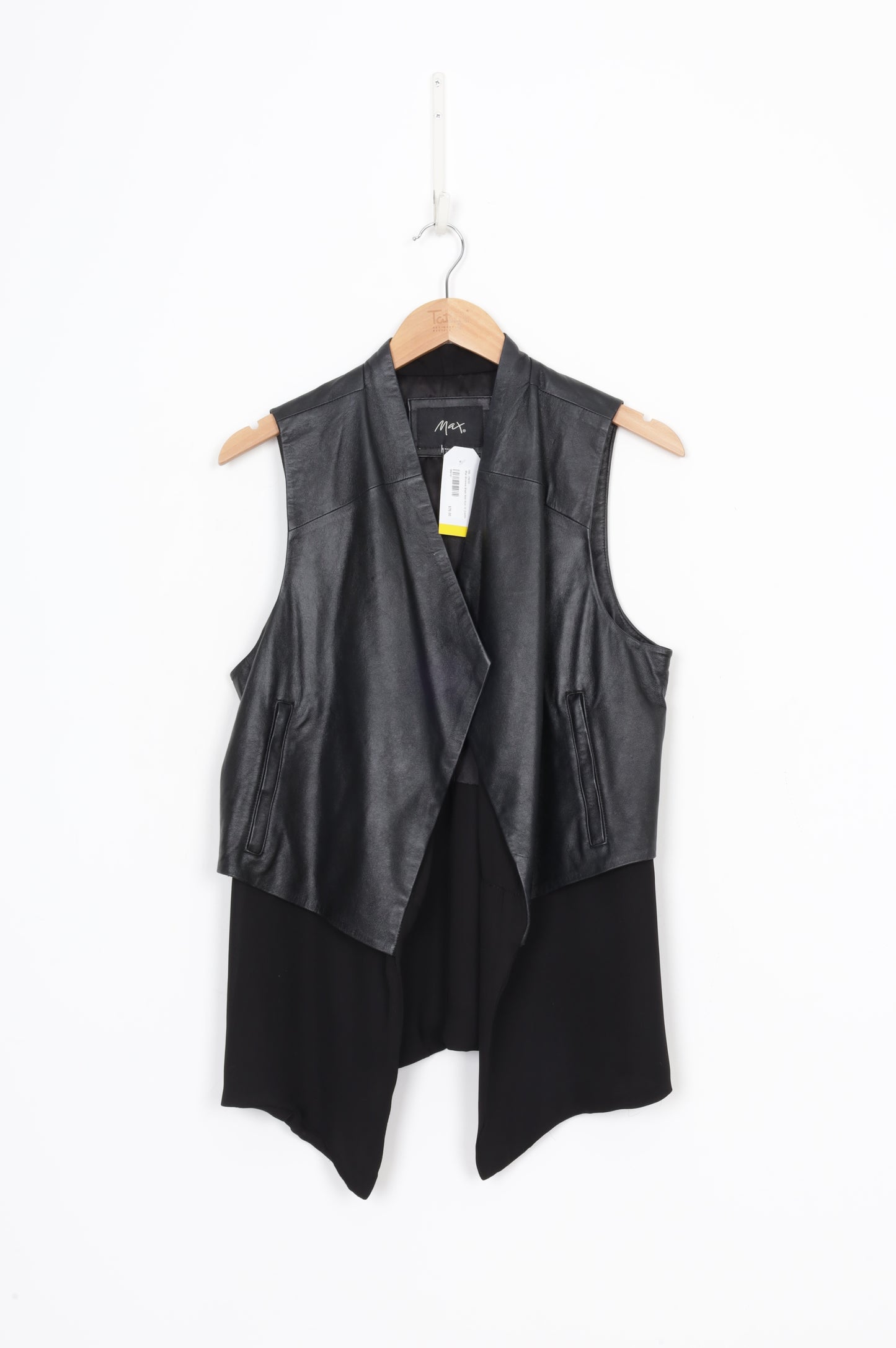 Max Womens Black Vest Size 12