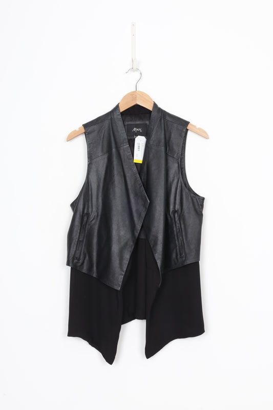 Max Womens Black Vest Size 12