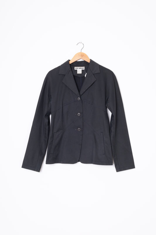Issey  Miyake Womens Black Jacket Size 4