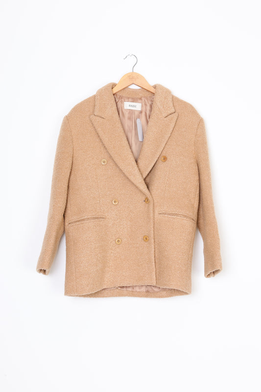 Raust Womens Beige Coat Size 10