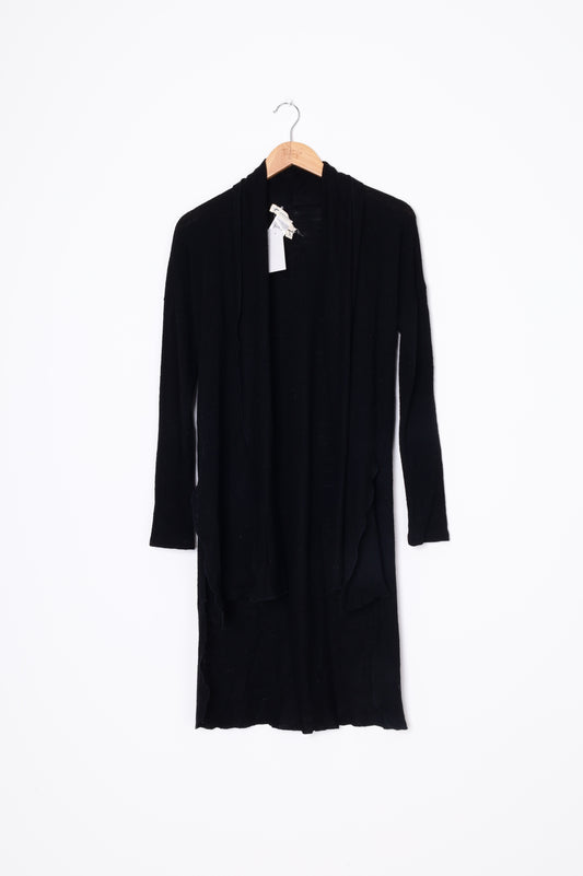 Untouched World Womens Black Cardigan Size S