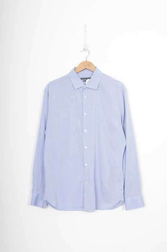 John Varvatos Mens Blue Shirt Size 34