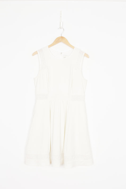 Reiss Womens White Dress Size 14