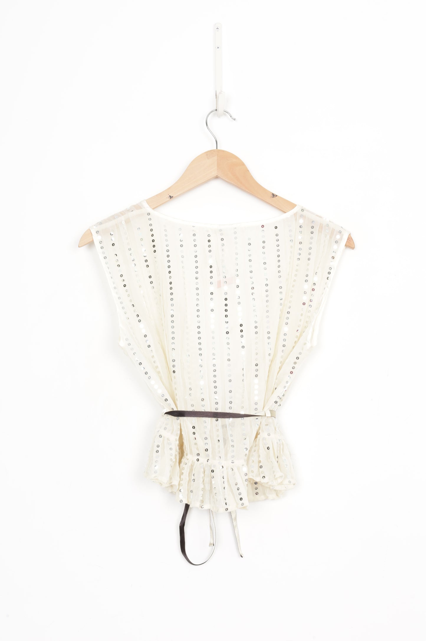 World Womens Cream Top Size XS