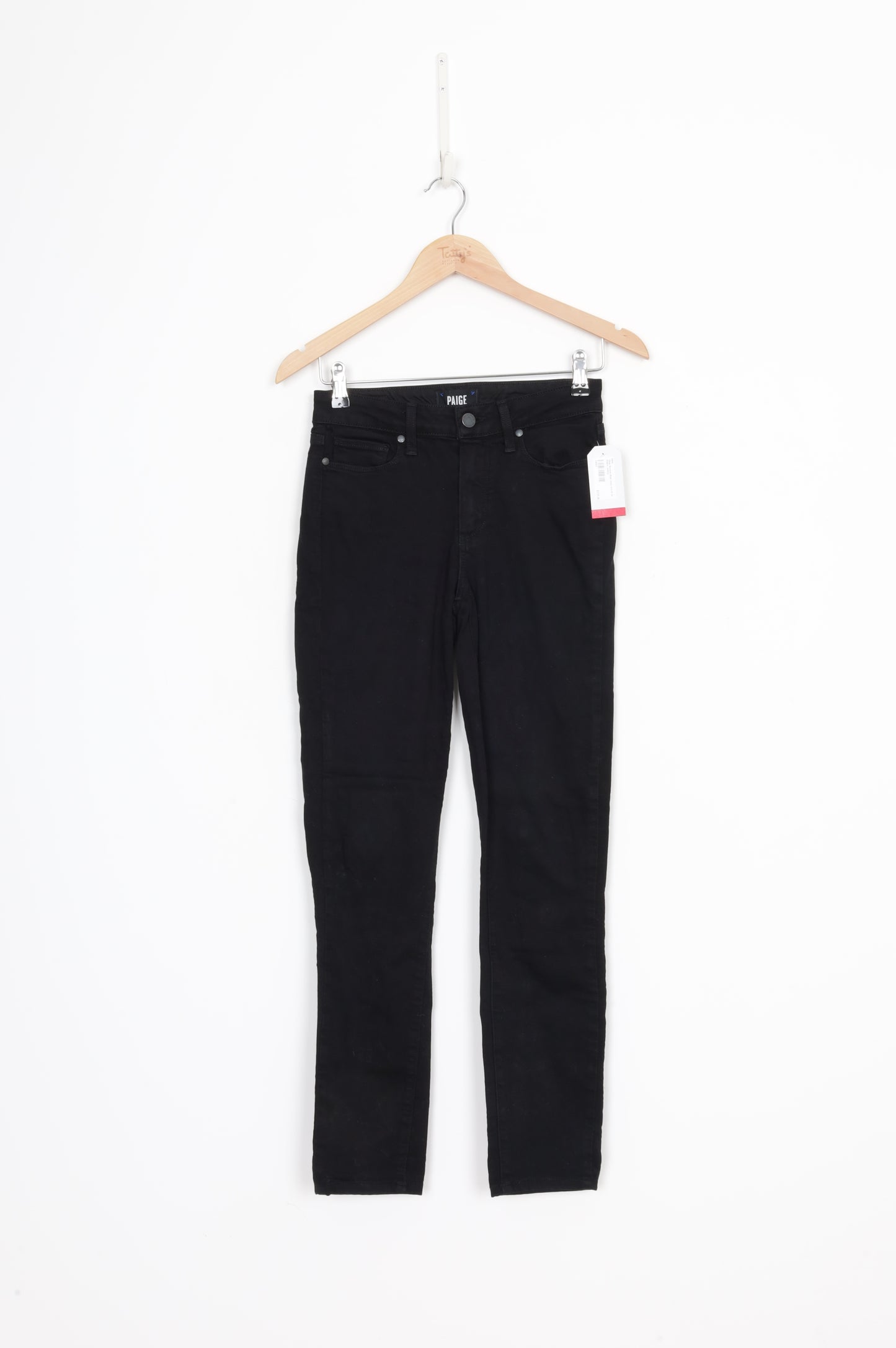 Paige Womens Black Jeans Size W 25