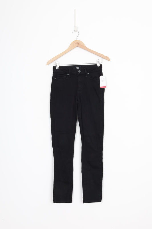 Paige Womens Black Jeans Size W 25