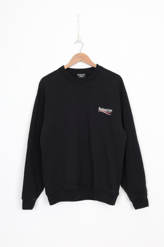 Balenciaga Mens Black Jumper Size L