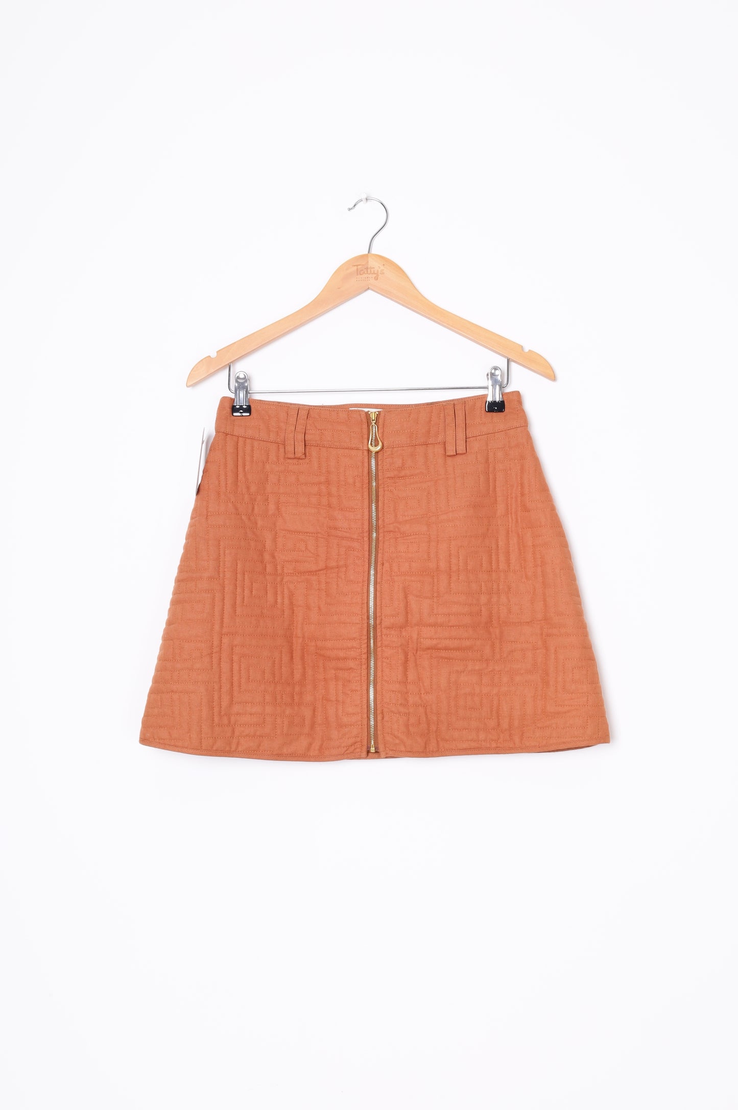 Aje. Womens Brown Mini Skirt Size 10
