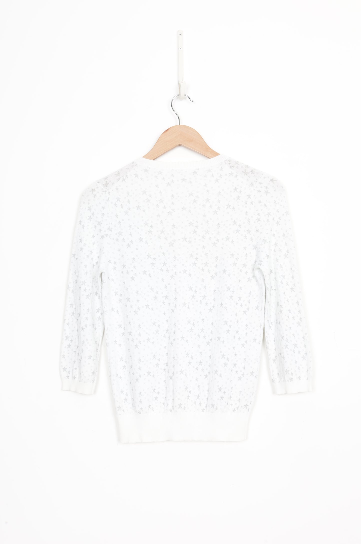 Stefanel Womens White Cardigan Size M