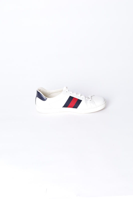 Gucci Mens White Sneakers Size EU 41