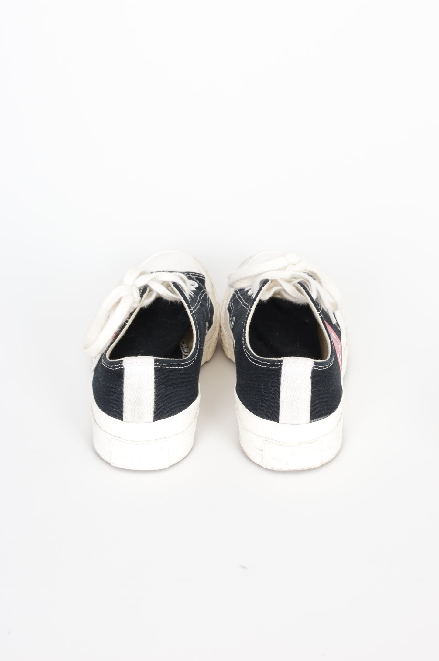 Comme Des Garcons Play Womens Black Sneakers Size EU 39