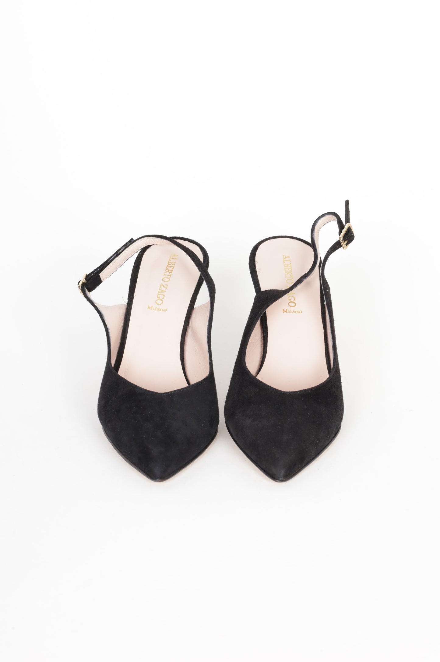 Alberto Zago Womens Black Heels Size EU 37.5