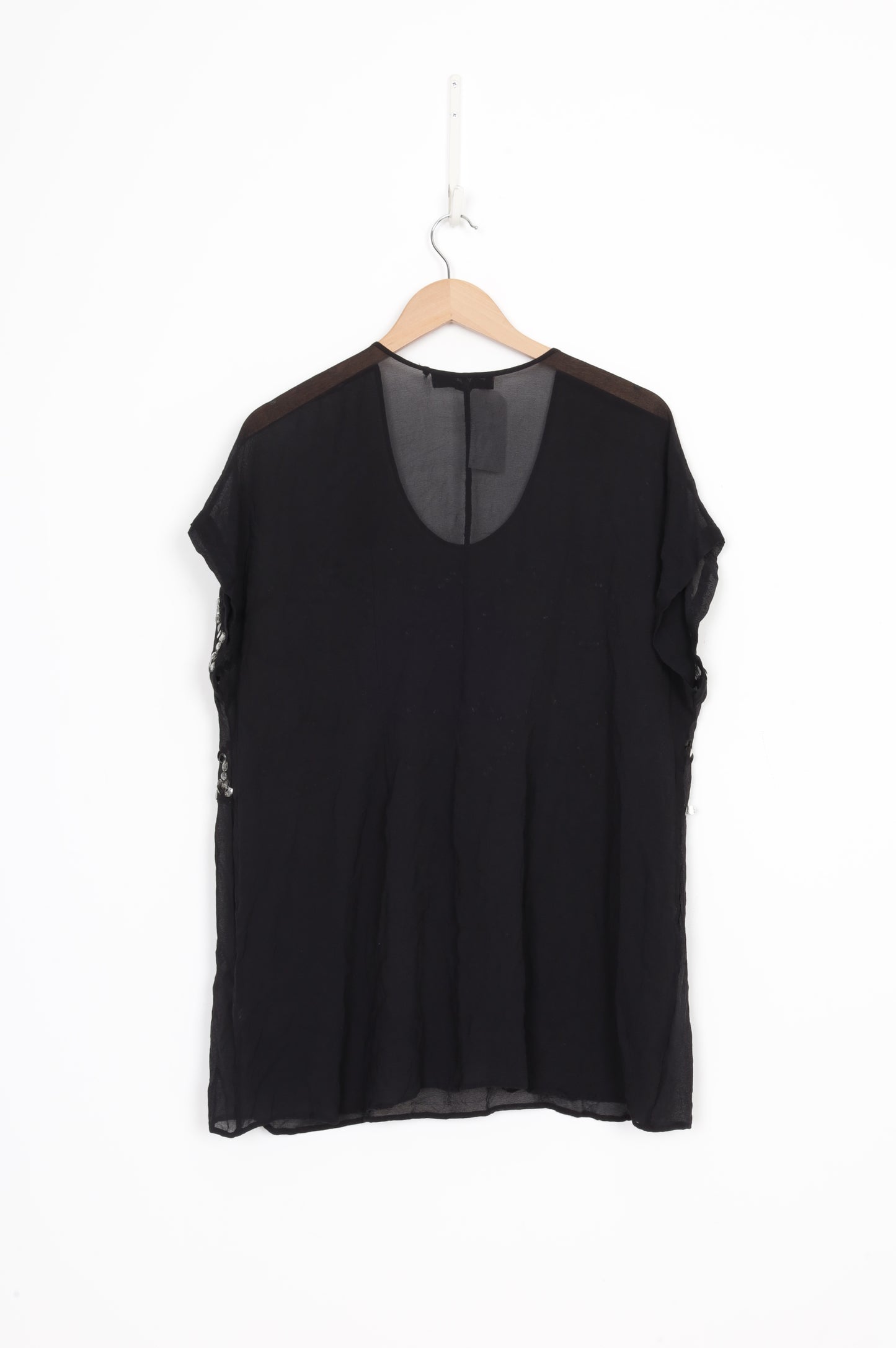 Verge Womens Black Top Size XL