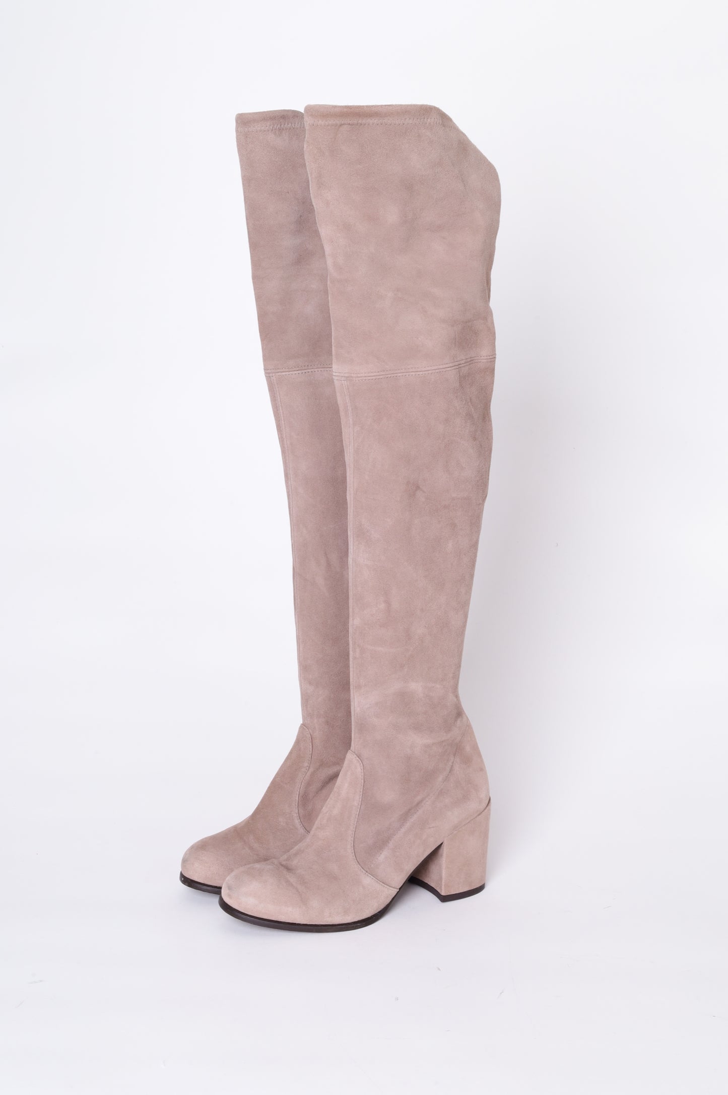 Stuart Weitzman Womens Beige Boots  Size EU 35