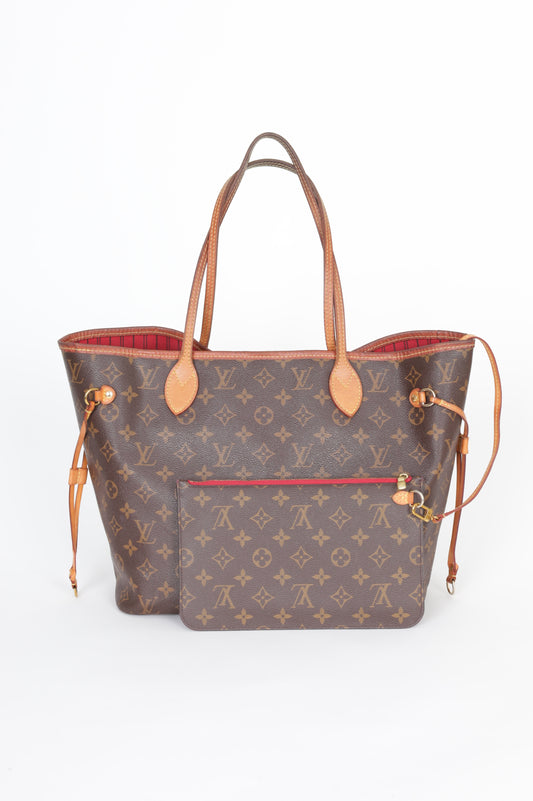 Louis Vuitton Womens Brown Bag Size L