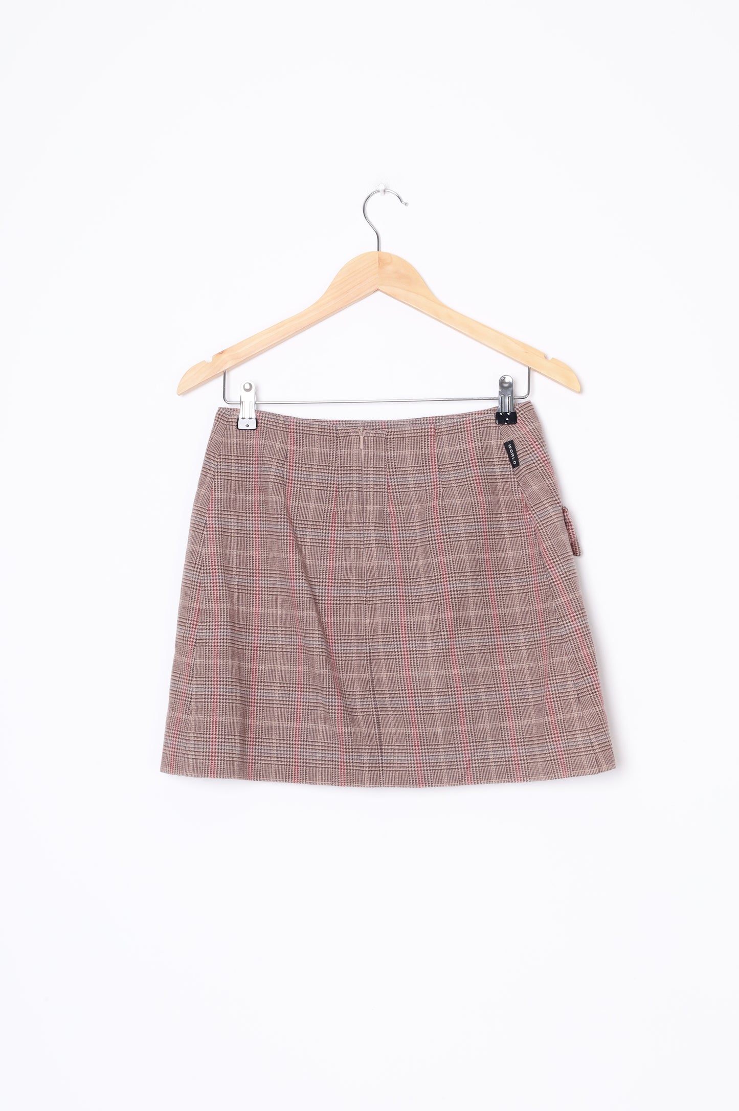 World Womens Brown Mini Skirt Size S