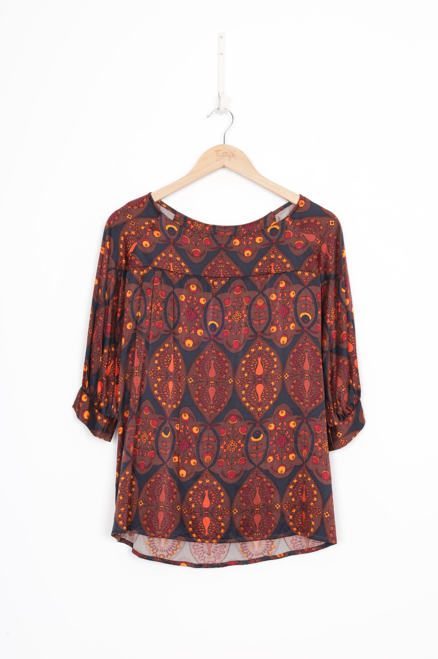 Carlson Womens Brown Shirt Size 8