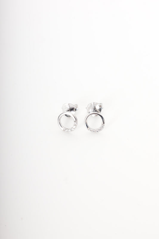 Michael Hill Womens Silver Earrings Size O/S