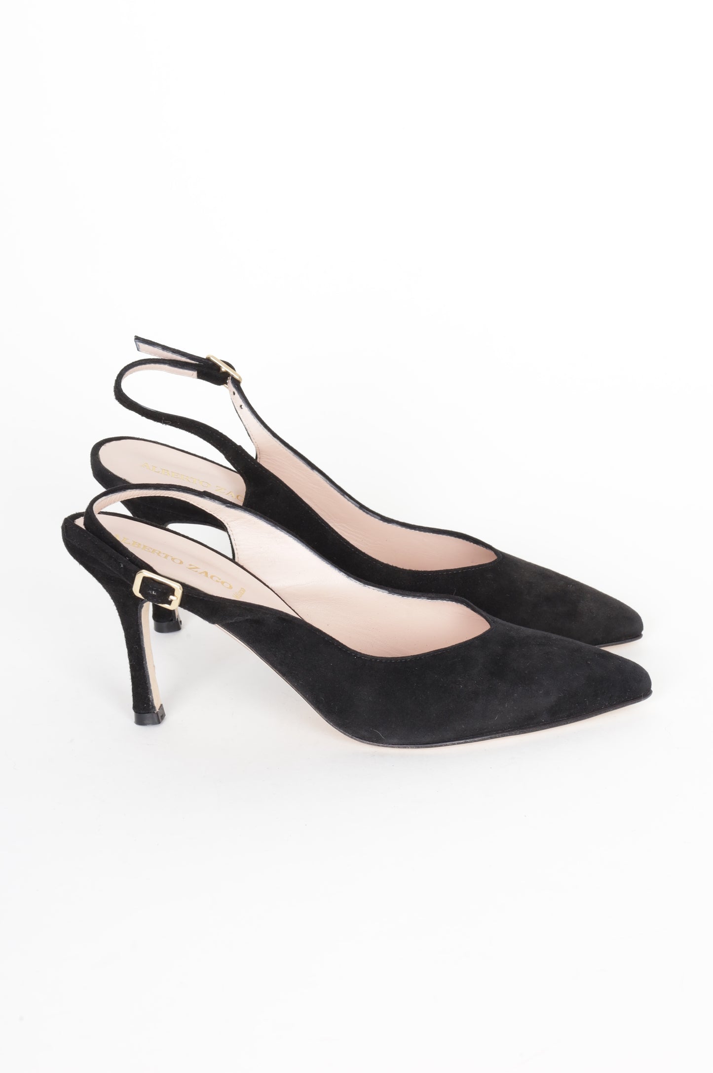 Alberto Zago Womens Black Heels Size EU 37.5