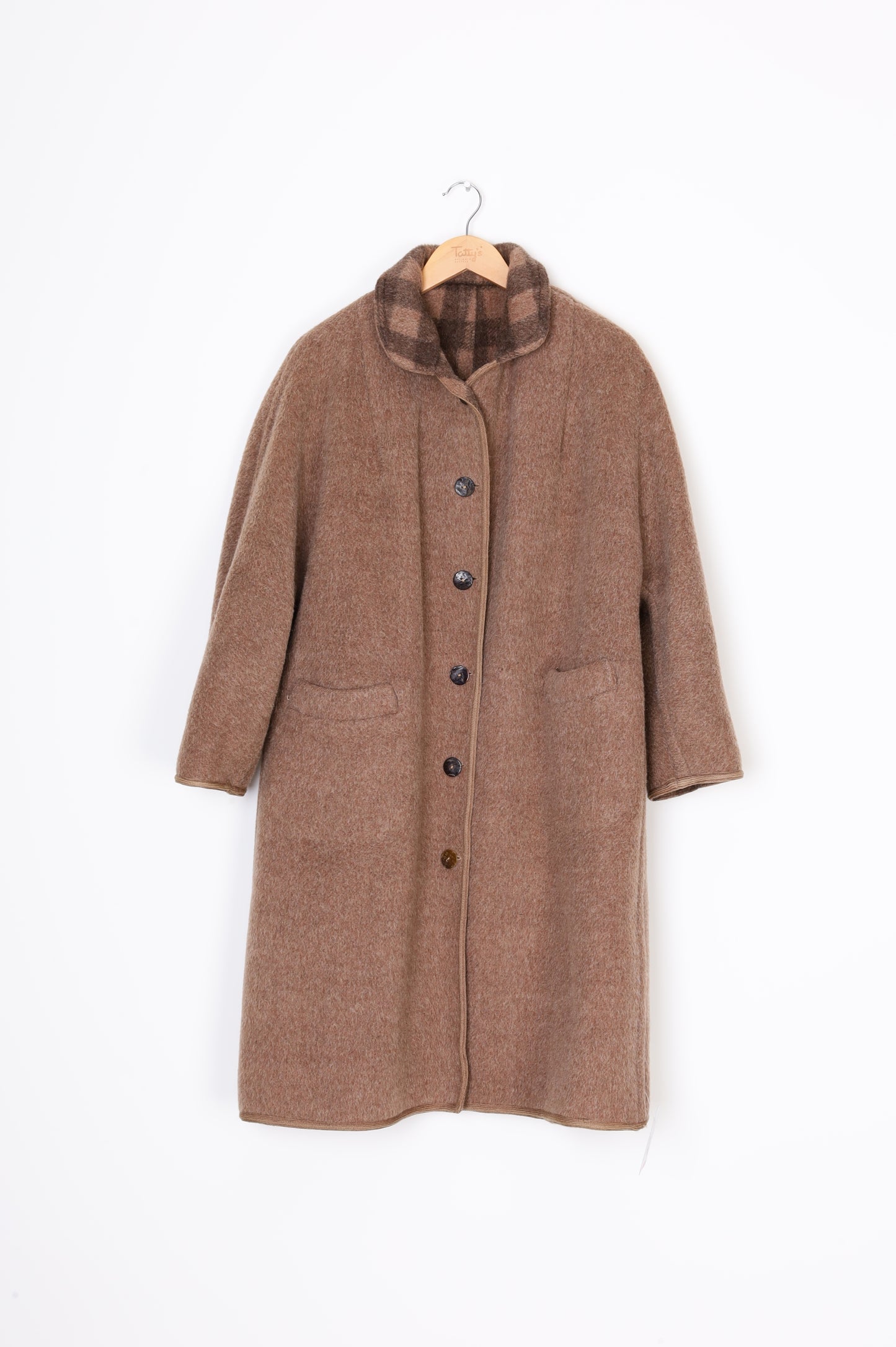 No Label Womens Brown Coat Size M