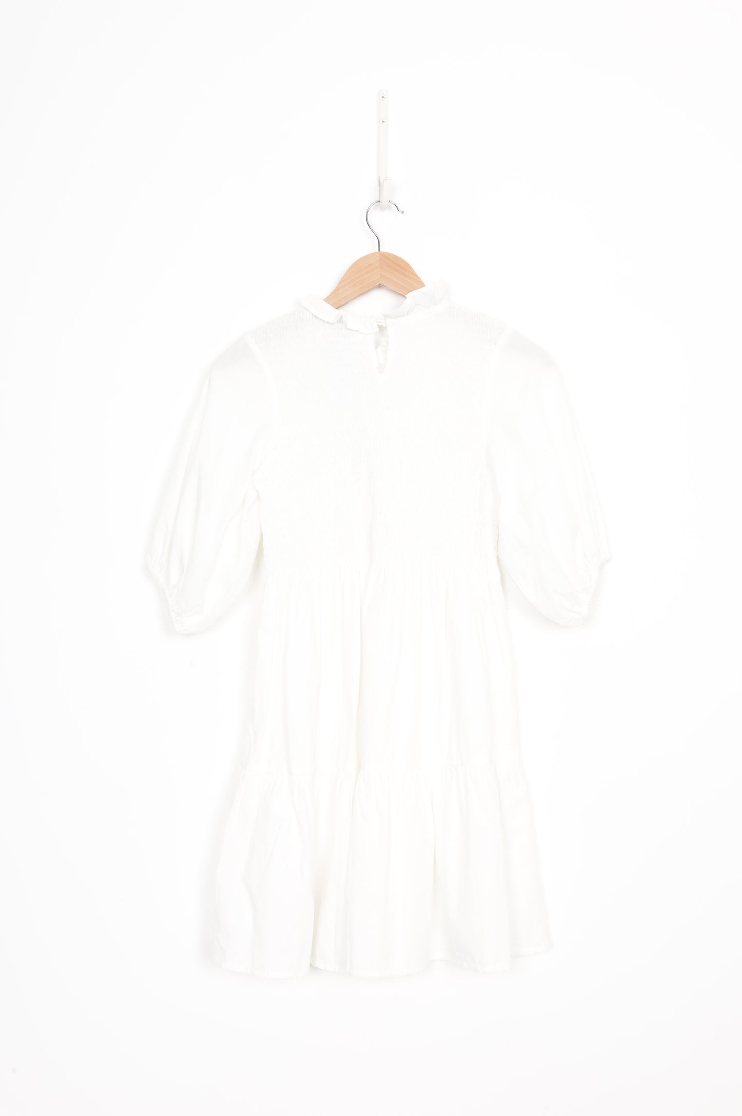 Lusana Womens White Dress Size XS