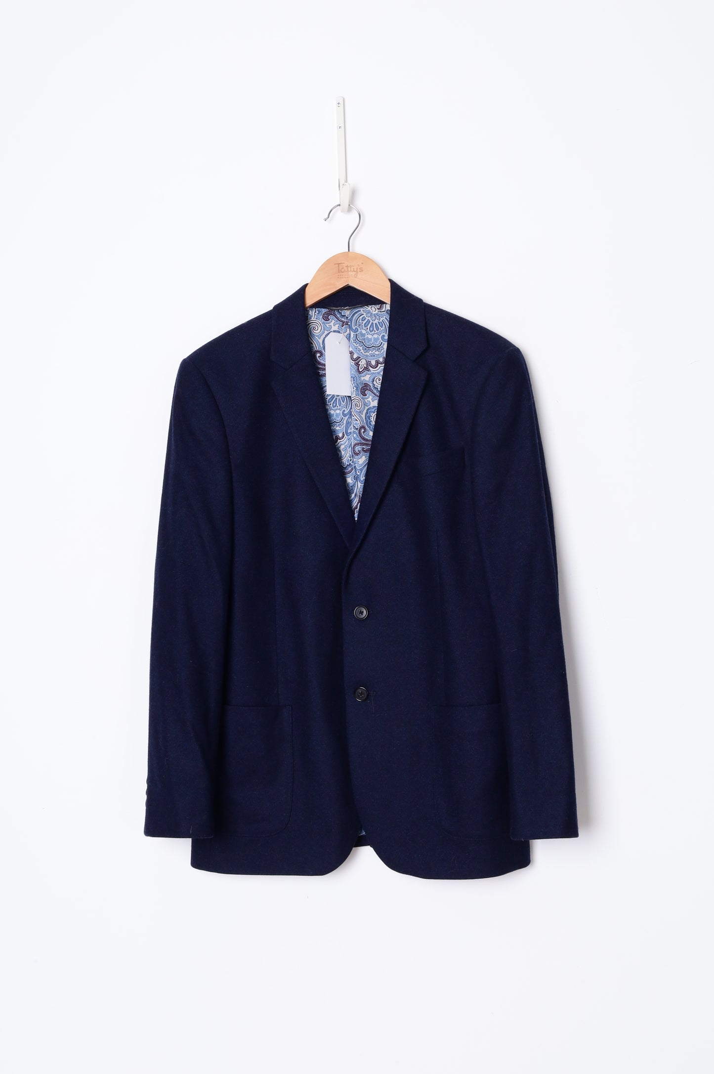 Nicholas Jermyn Mens Blue Blazer Size 48