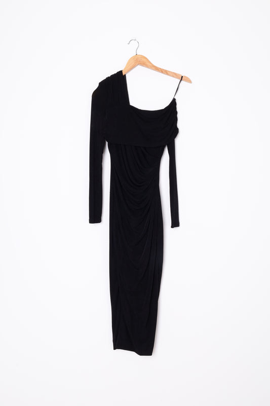 Misha Womens Black Dress Size 8
