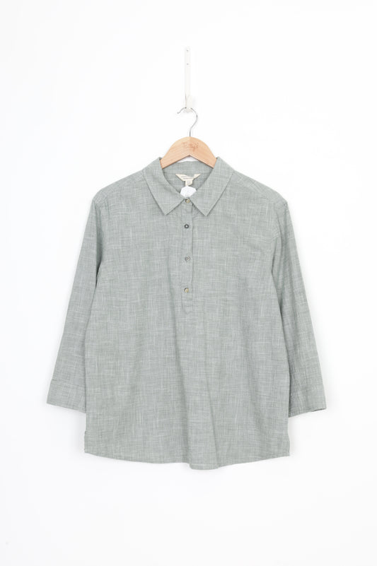 Seasalt Cornwall Womens Green Shirt Size 12