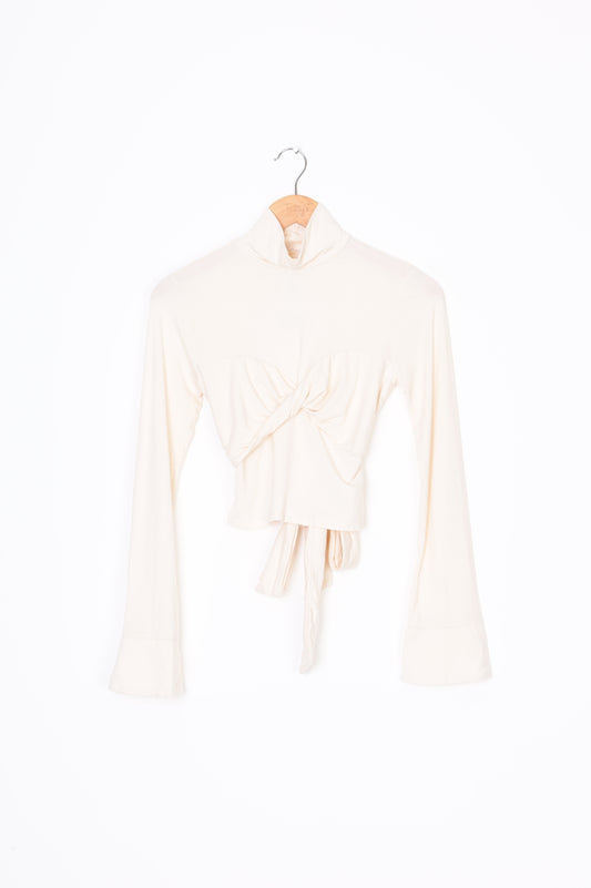 Reformation Womens Cream Top Size XS