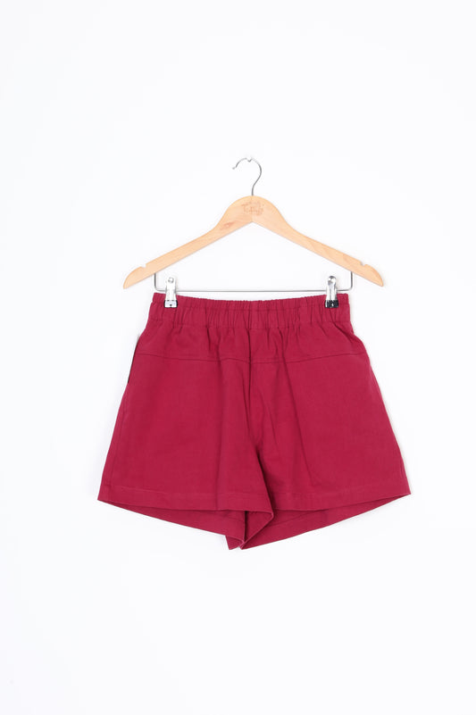 Commonplace Essentials Womens Red Shorts Size S