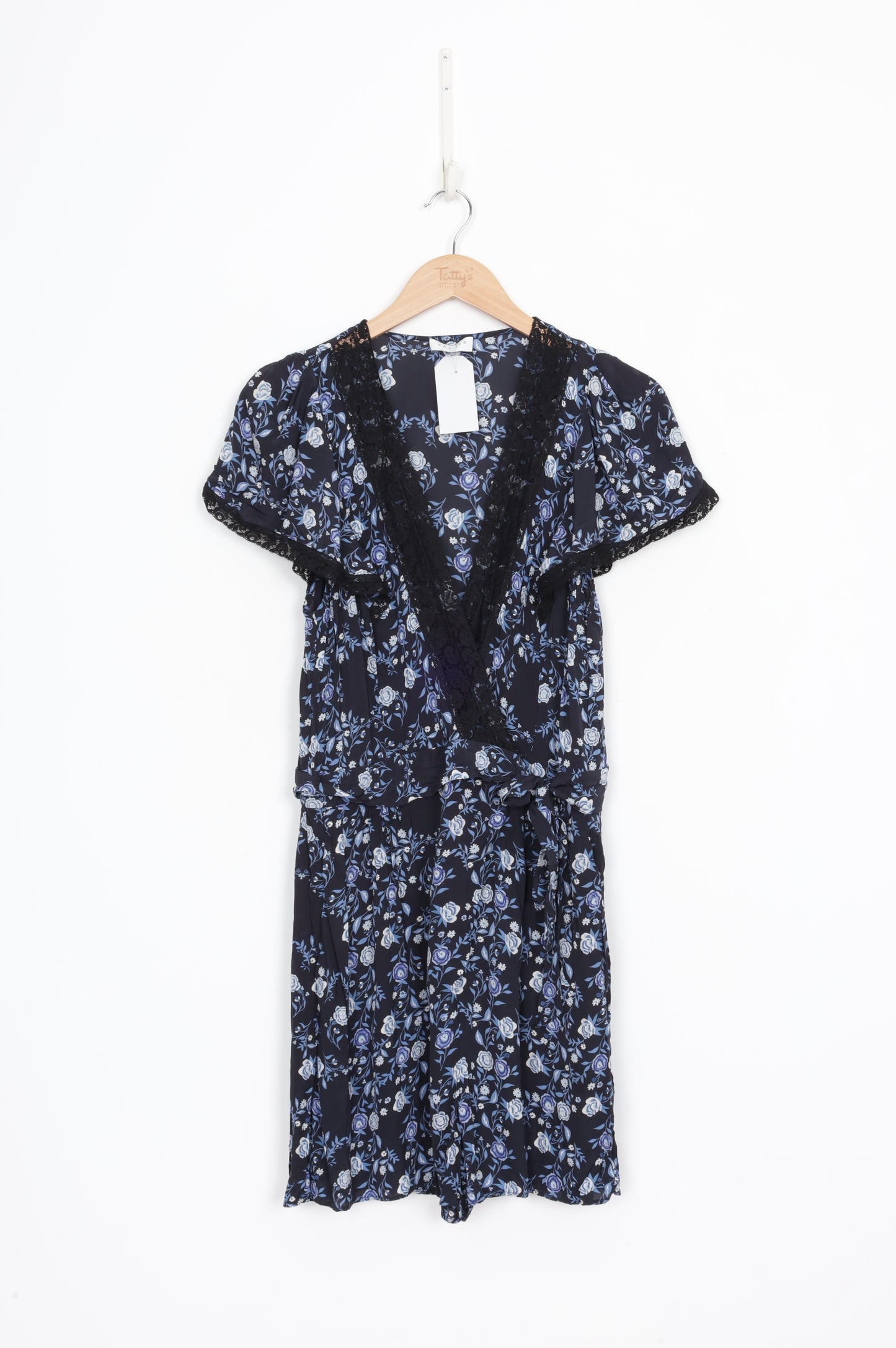 Sandro Womens Blue Playsuit Size 42