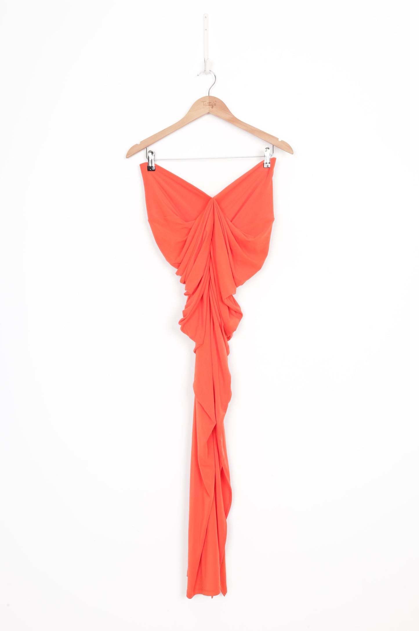 Paris Georgia Womens Orange Dress Size S
