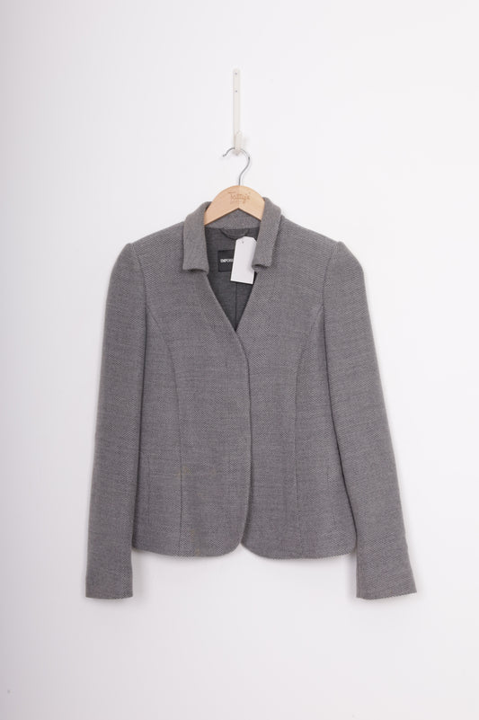 Emporio Armani Womens Grey Jacket Size S