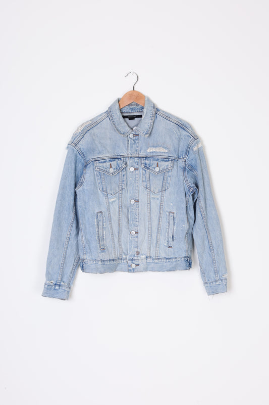 Ksubi Womens Blue Jacket Size XS