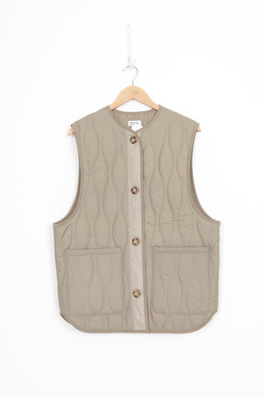 Superette Leisure Club Womens Grey Vest Size O/S