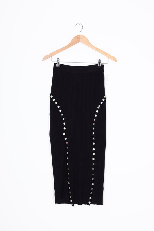 Sovere  Womens Black Skirt Size 8