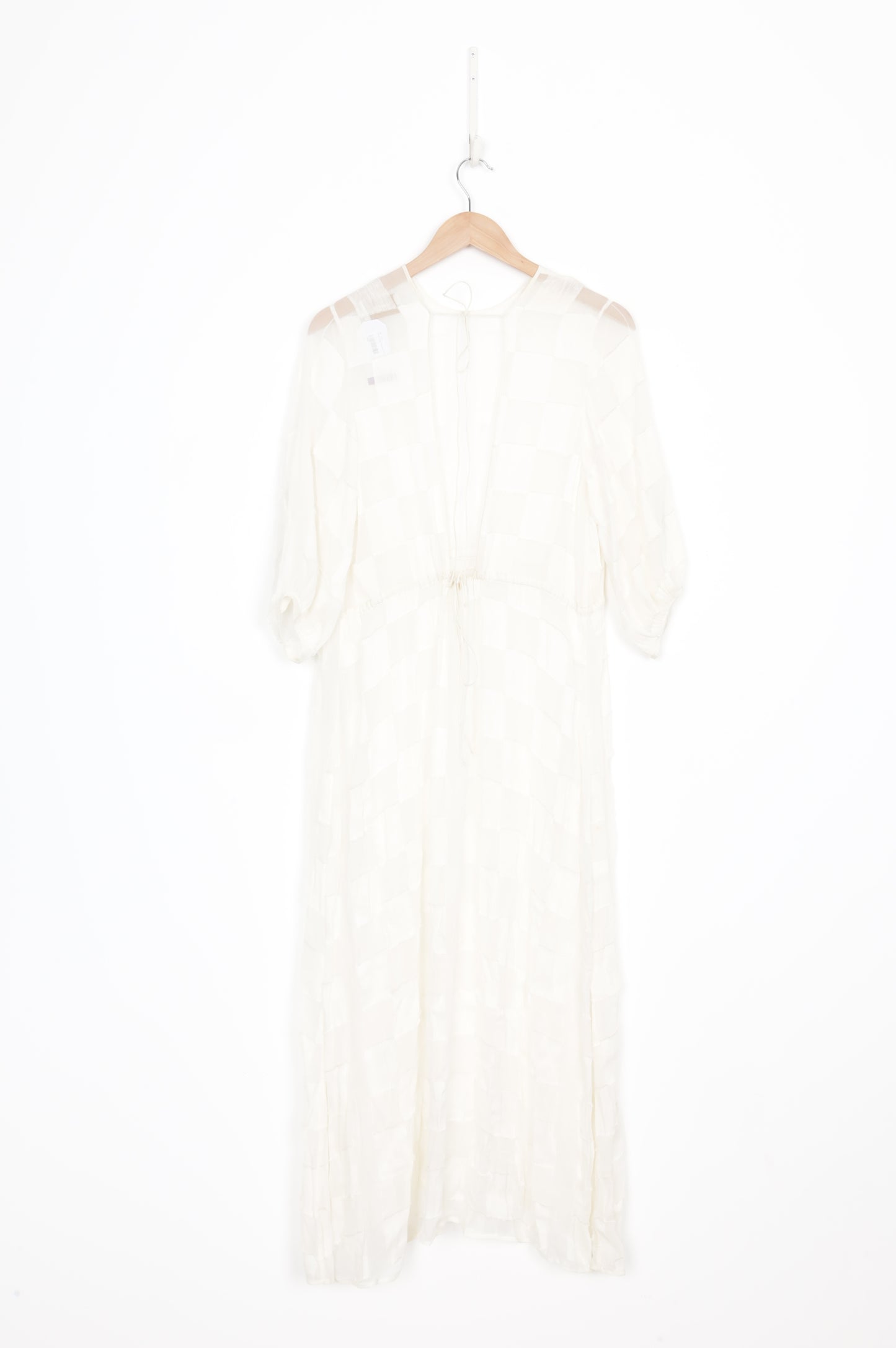 Penny Sage Womens Cream Dress Size 10