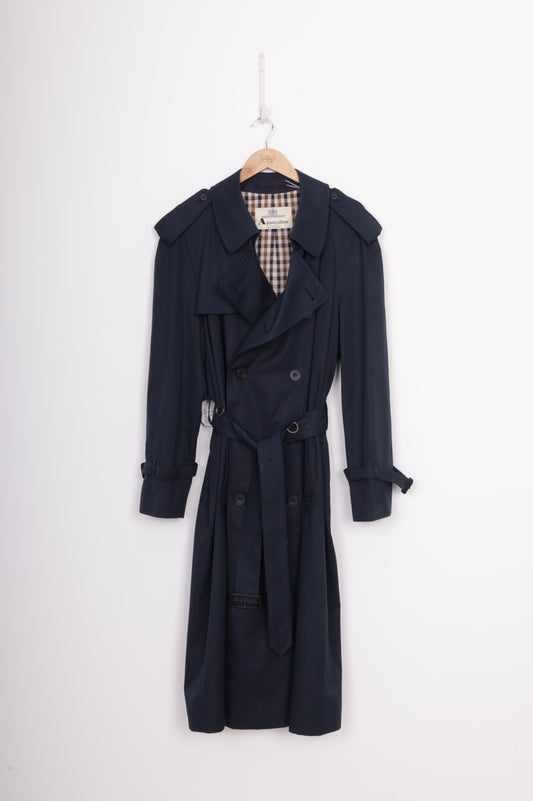 Aquascutum Mens Blue Coat Size M